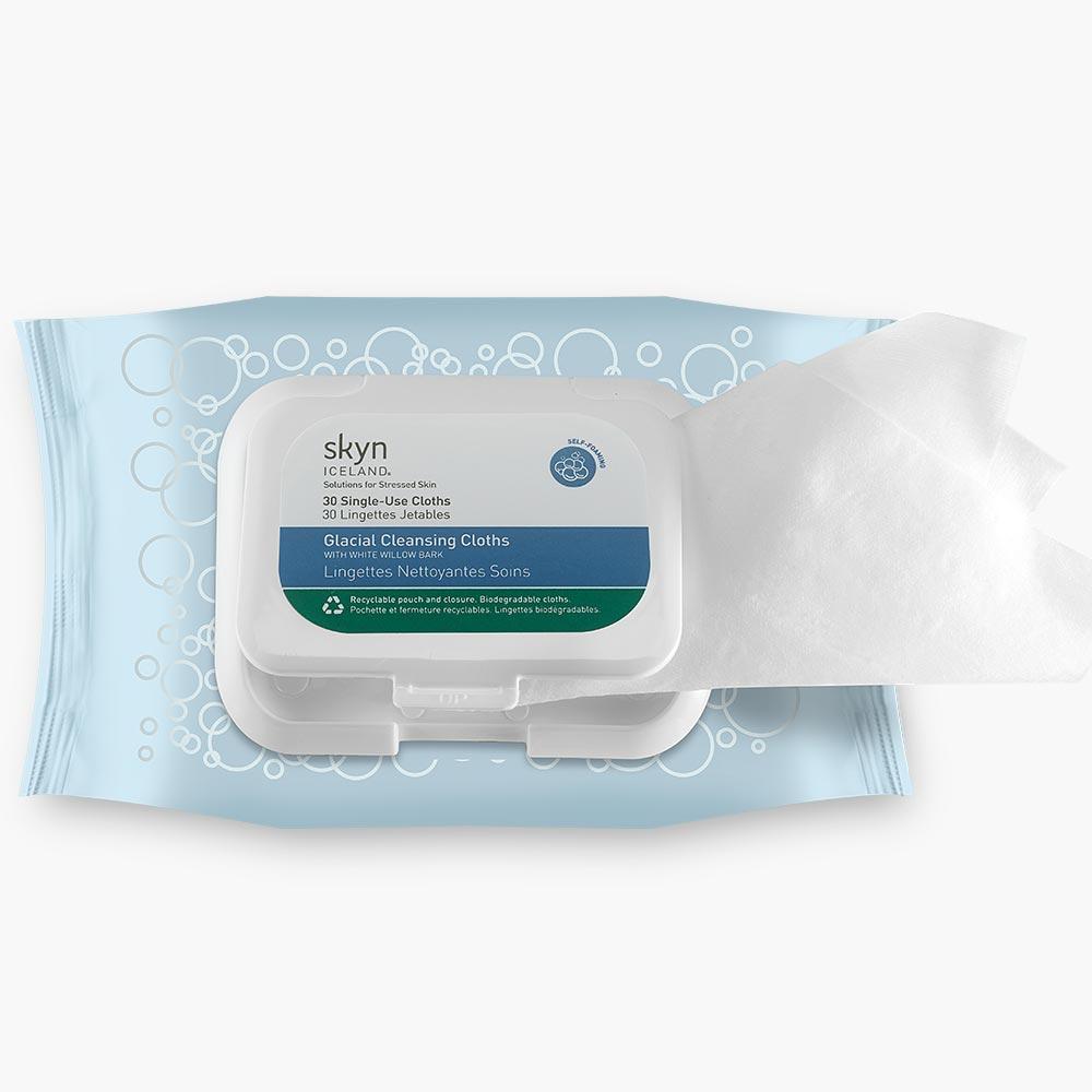 SKYN ICELAND GLACIAL CLEANSING CLOTHS