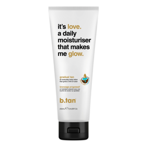 b.tan it’s love. a daily moisturiser that make me glow